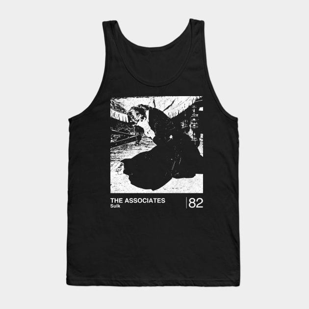 The Associates / Minimalist Graphic Design Fan Artwork Tank Top by saudade